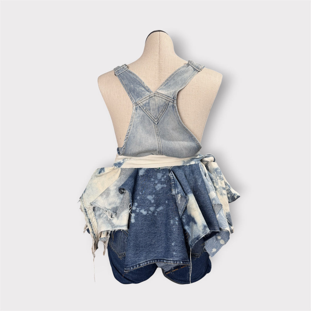 Denim Peplum Top