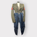 Military n Vintage Denim Tux Tail Duster