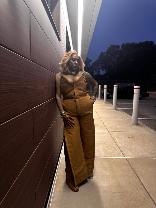Custom Corset Style Quilted Coverall