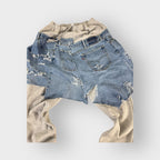 Denim Overlay Joggers