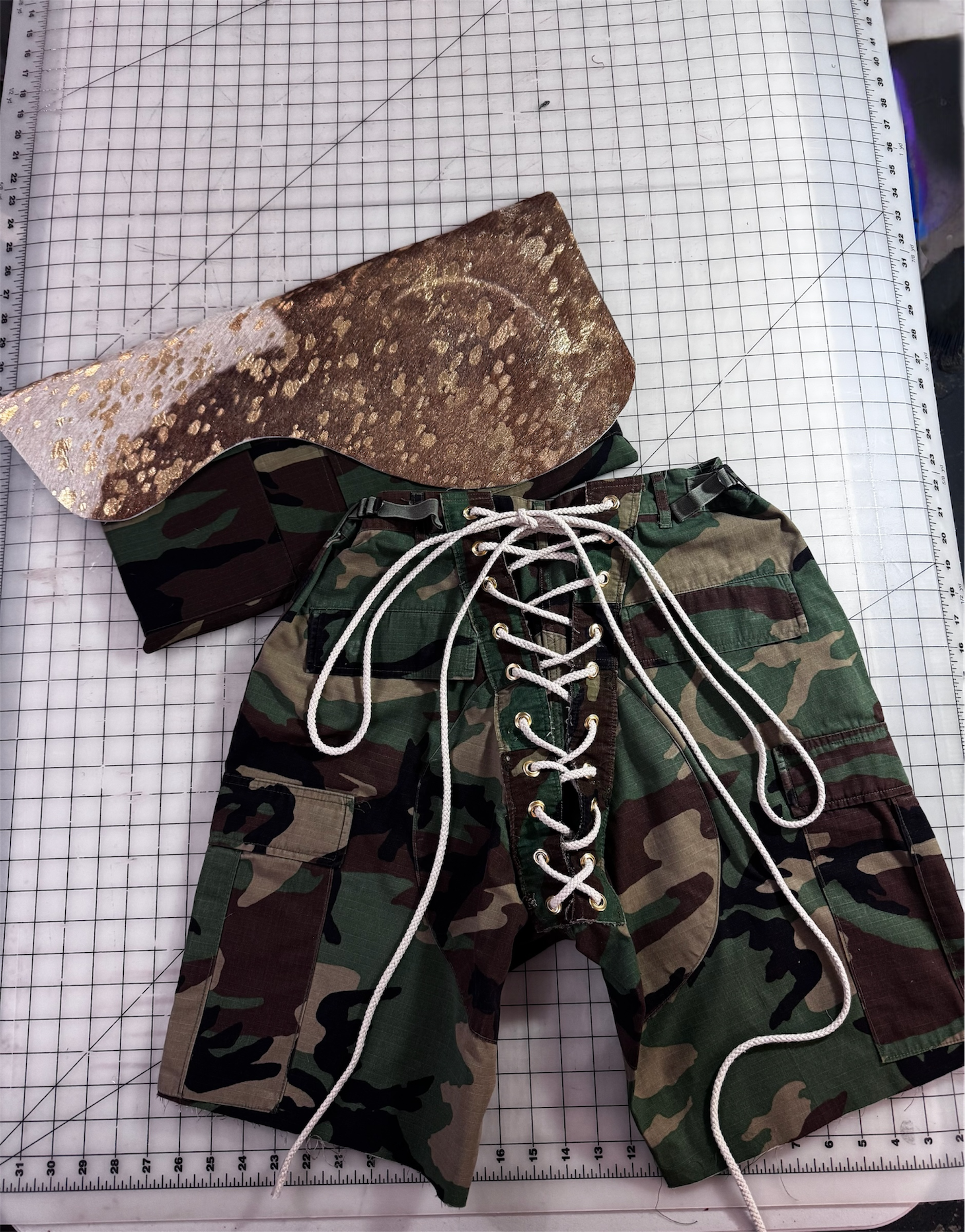 Camo Couture Corset Bum Bermuda’s