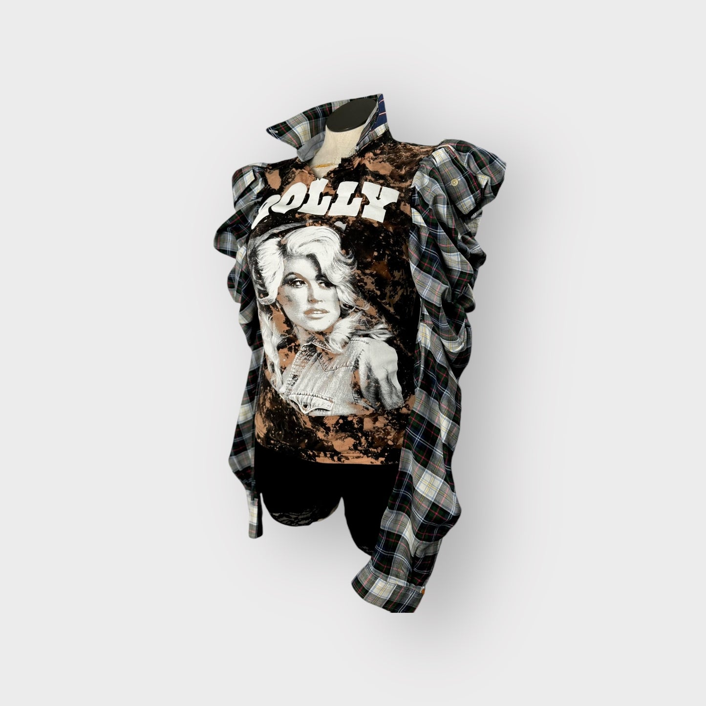 Dolly Tartan Couture Sleeve Tee
