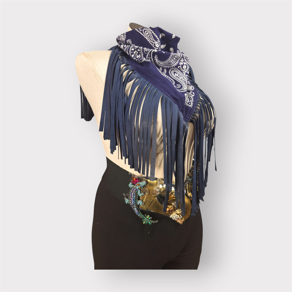 Cowgirl Couture Vintage Fringe Bandana