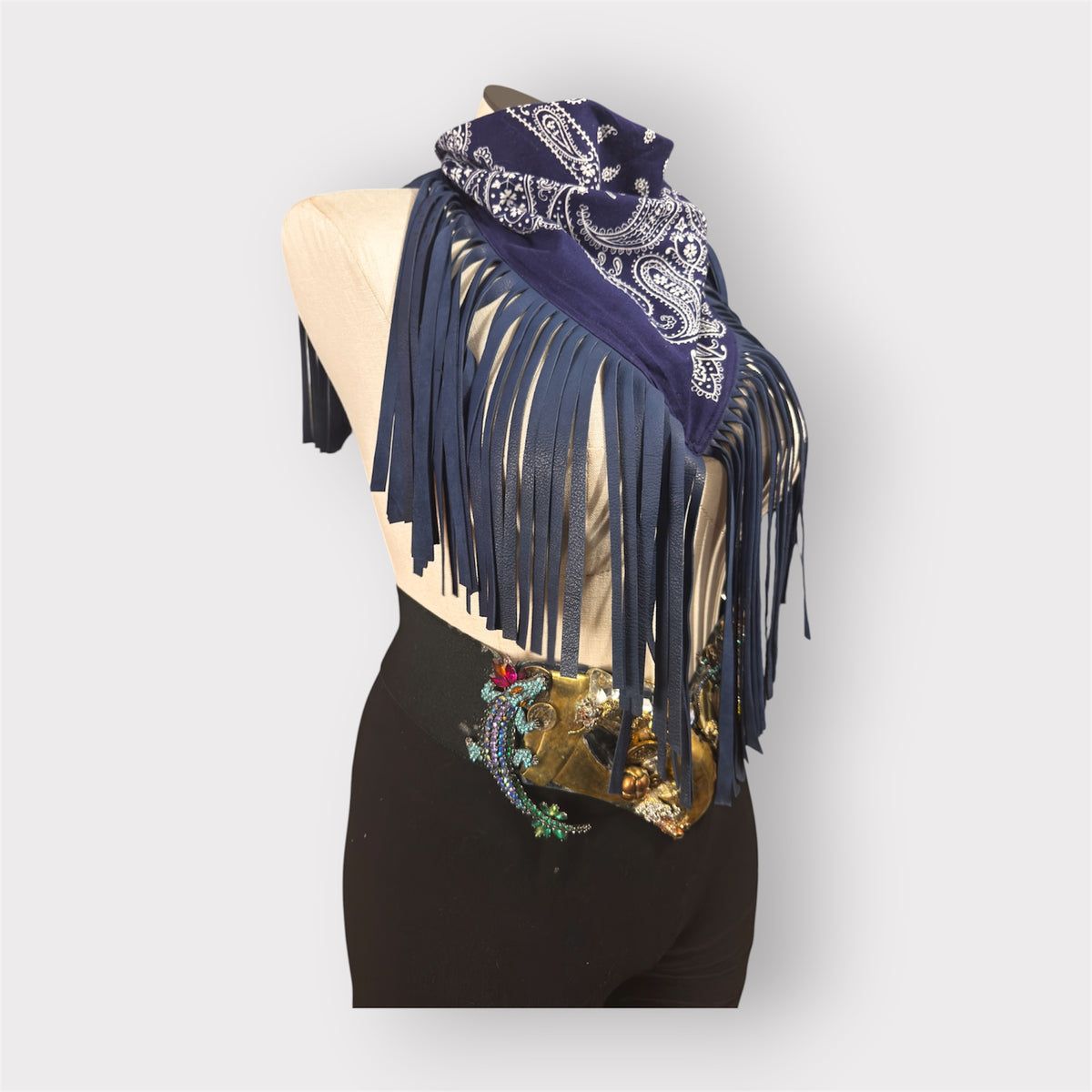 Cowgirl Couture Vintage Fringe Bandana