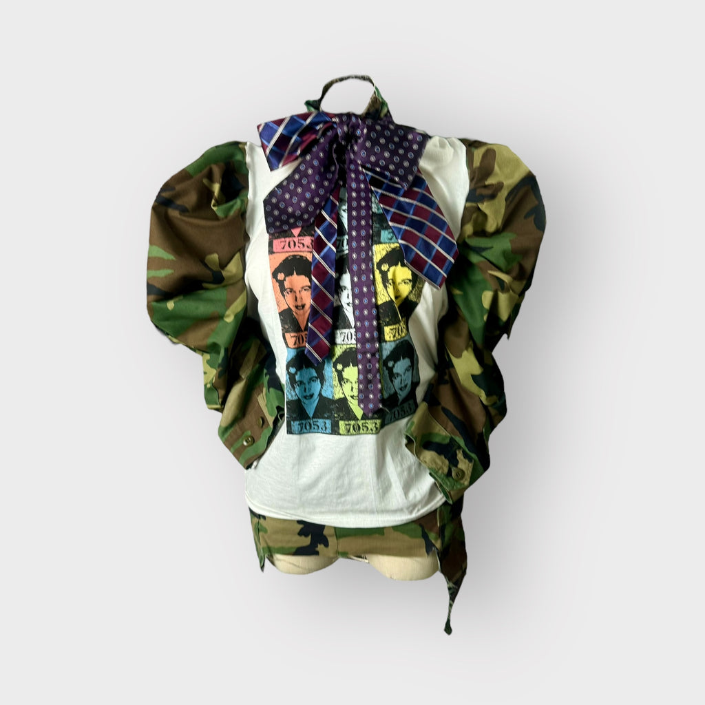 Couture Camo Sleeve Tee
