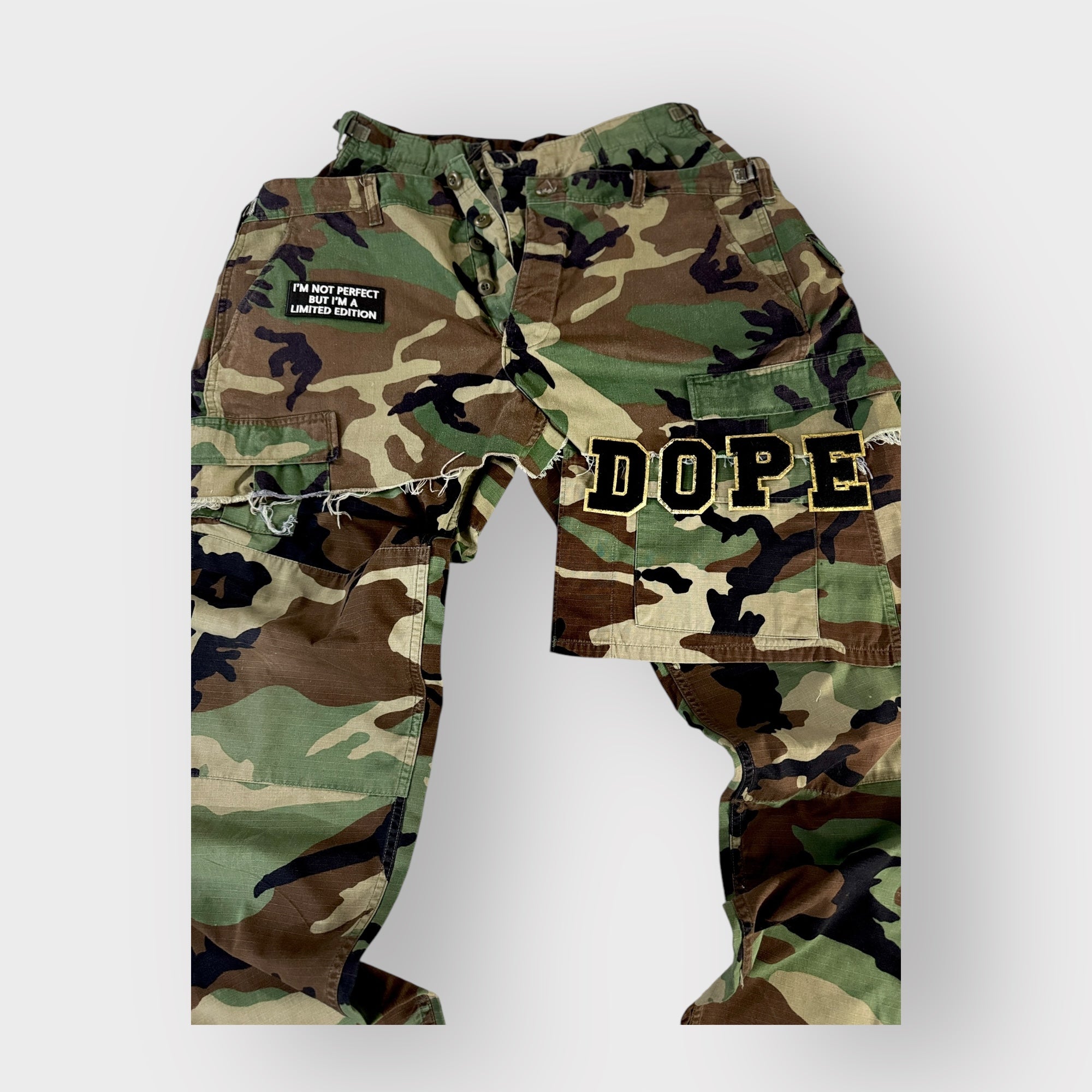 Couture Camo Street Style Layover Cargos