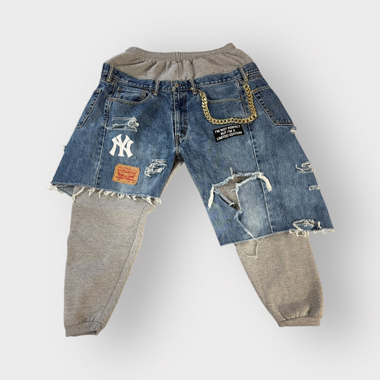 Denim Layover Joggers