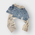 Denim Overlay Joggers