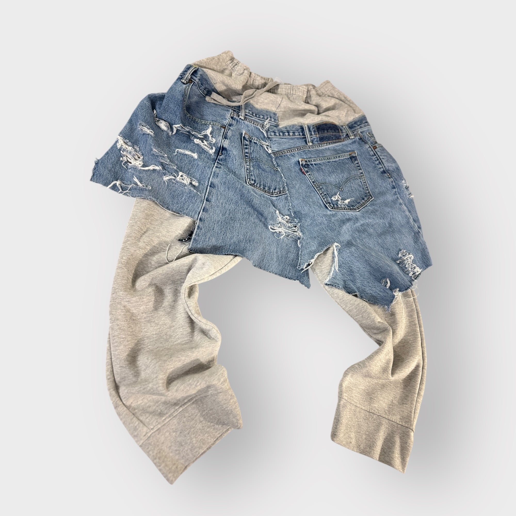 Denim Overlay Joggers