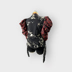 Distressed Stallion Couture Sleeve Tee
