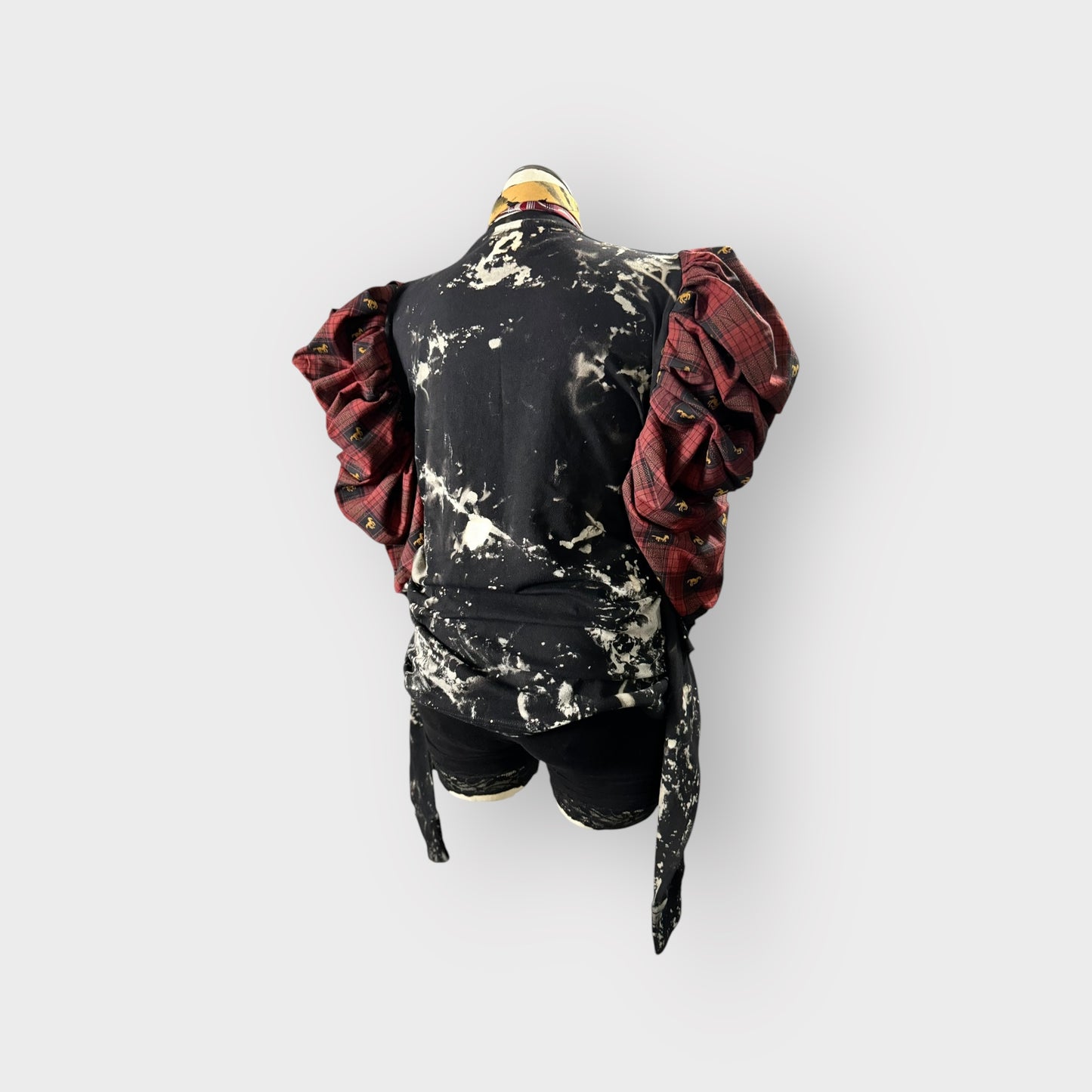 Distressed Stallion Couture Sleeve Tee