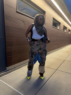 Multi Camo Harem Pant