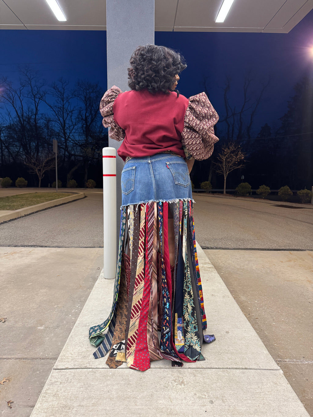 Tangled up Denim Skirt