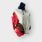 Distressed Corset Style Hoodie