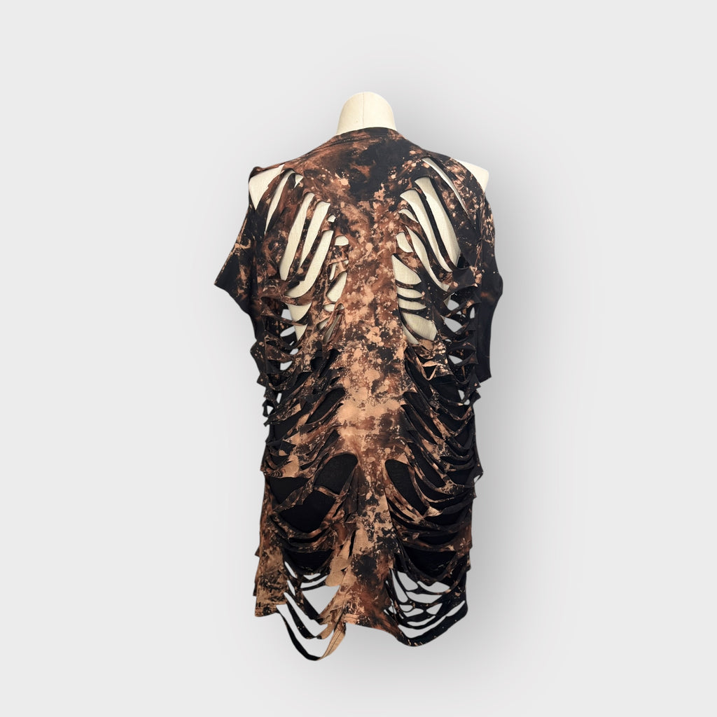 Distressed Coverup Tee