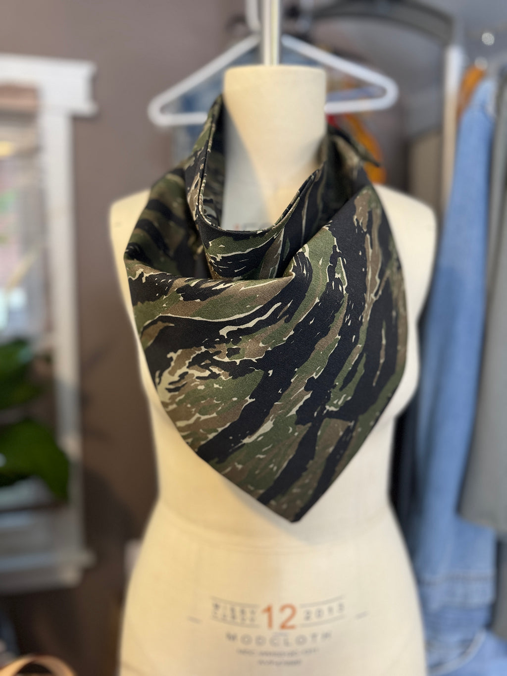 Tiger Stripped Cowgirl Couture Camo Handkerchief