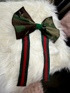 Camo Bow Tie with Luxe Details