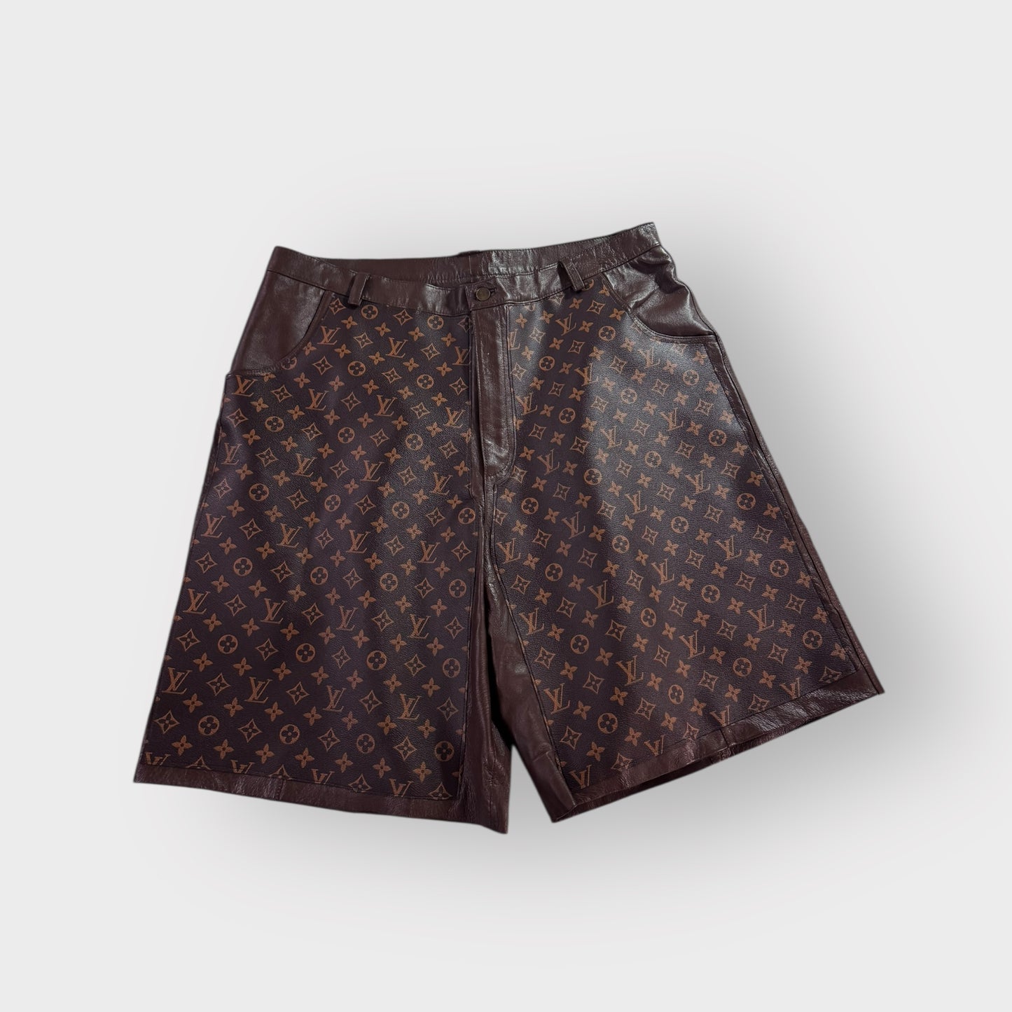 Deluxe Leather Bermuda Shorts