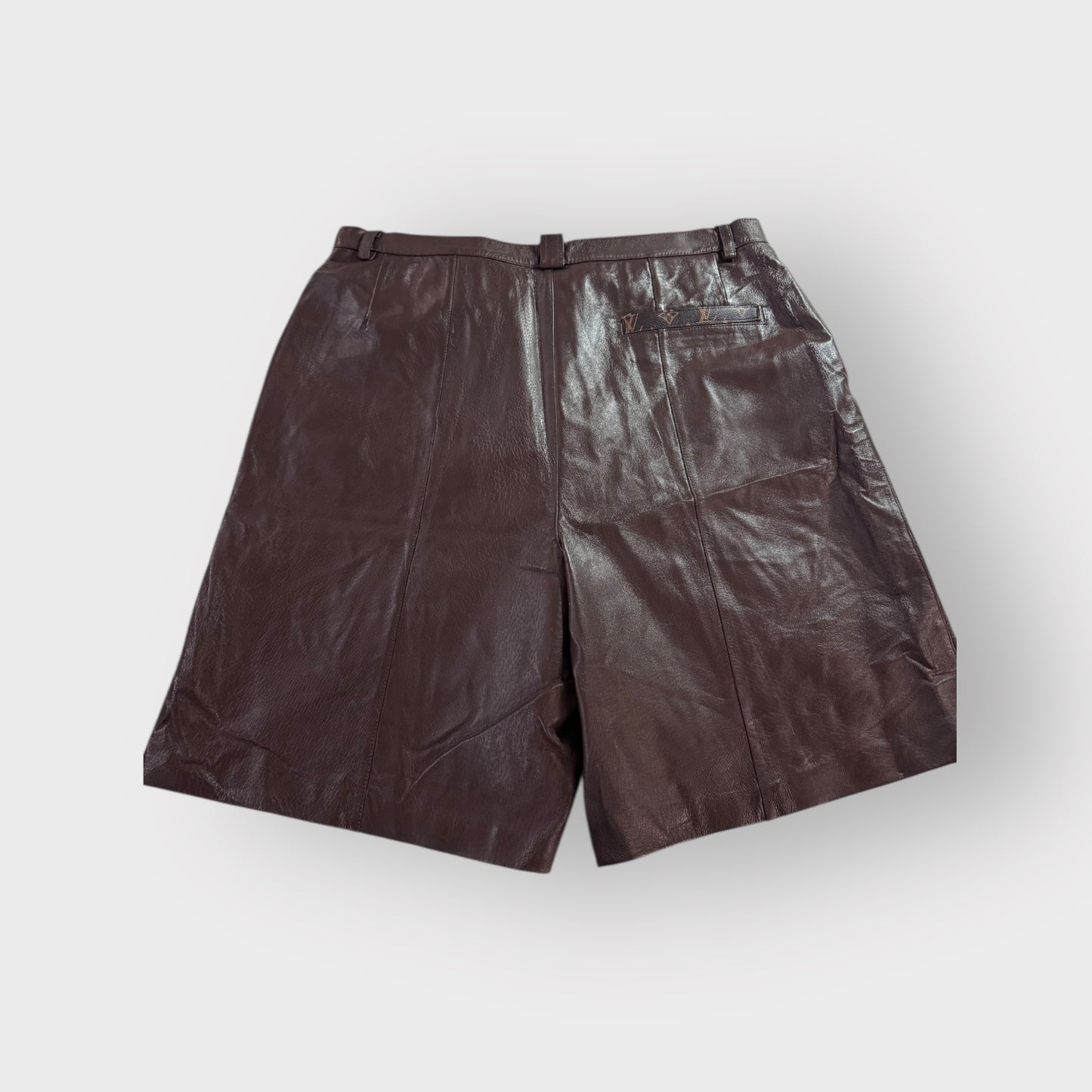 Deluxe Leather Bermuda Shorts