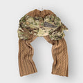 Overlay Cable Knit Wide Leg Joggers