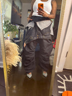 Double Cargo Inverted Barrel Pant w Denim Overlay