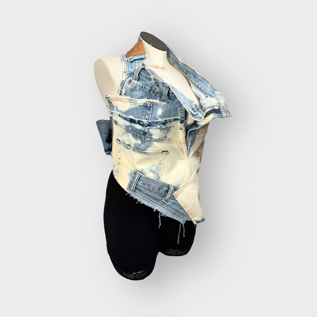 Denim Corset Style Halter