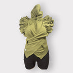 Luxe Wrap Ruffle Hoodie