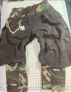 Chocolates Camo Overlay Cargos