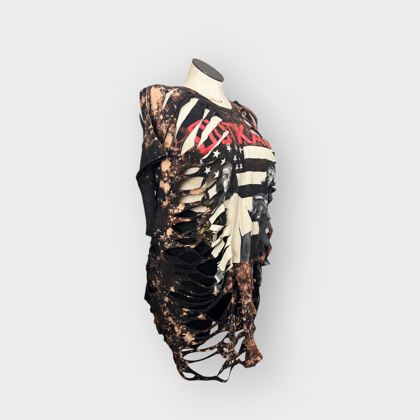 Distressed Coverup Tee