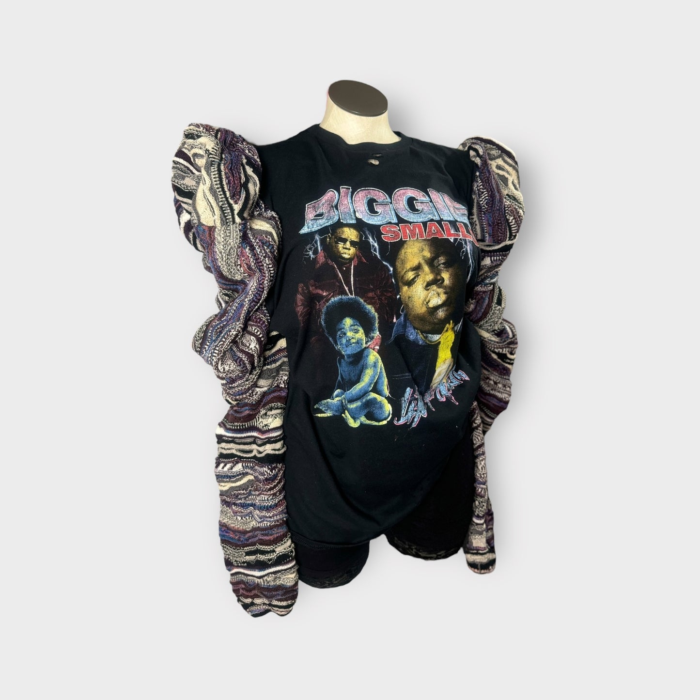 90’s Hip Hop Sweater Sleeve Tee