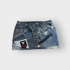 Patchwork Denim Mini