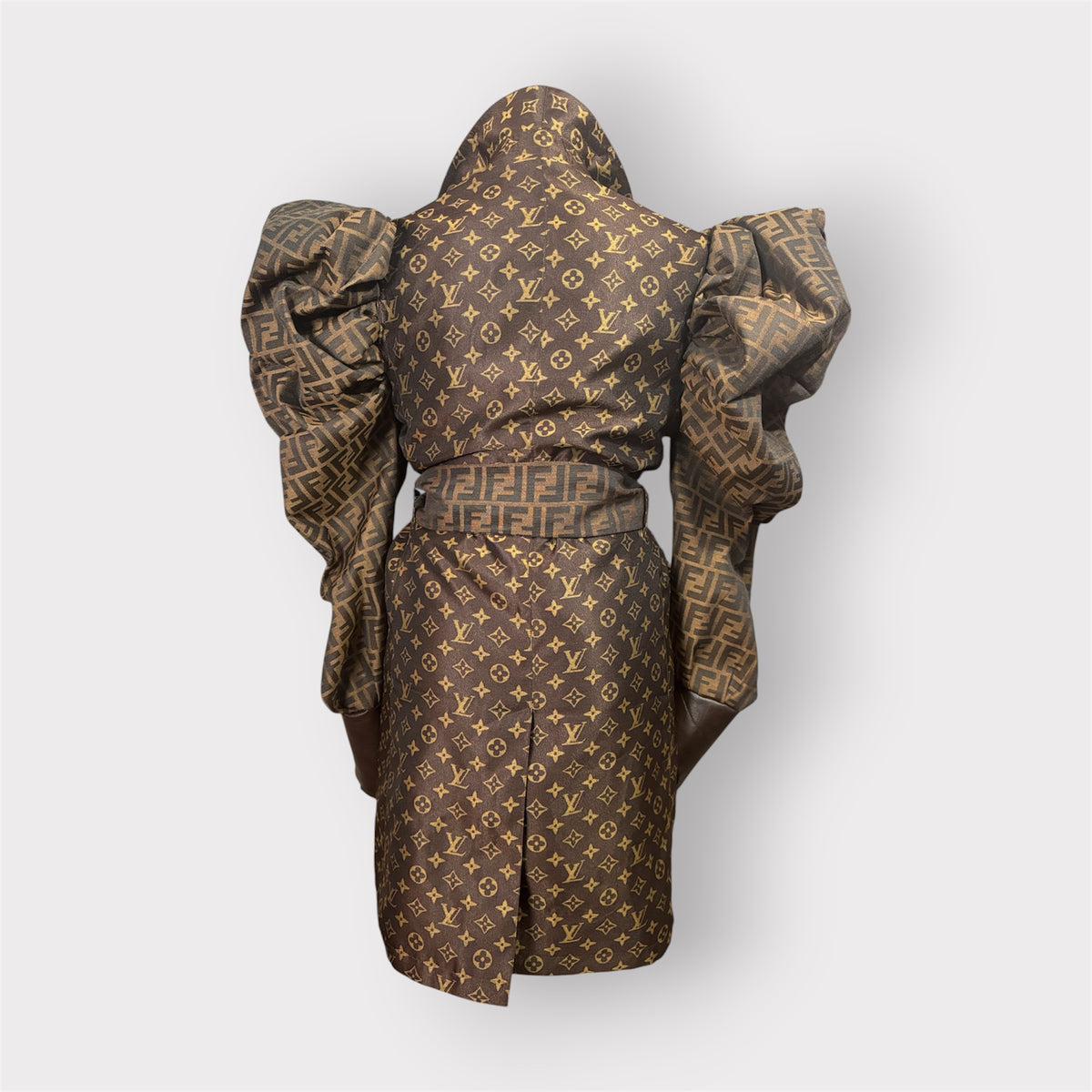 Custom Puff Sleeve Trench/Dress
