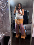 Luxe Workwear to Runway Wide Leg Quilted Pant