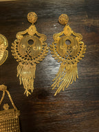 Gold Chandelier Earrings