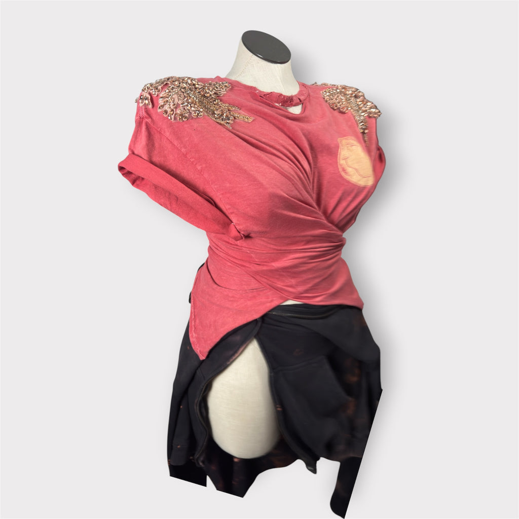 Couture Crystal Wrap Tee
