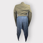 Military n Vintage Denim Tux Tail Duster