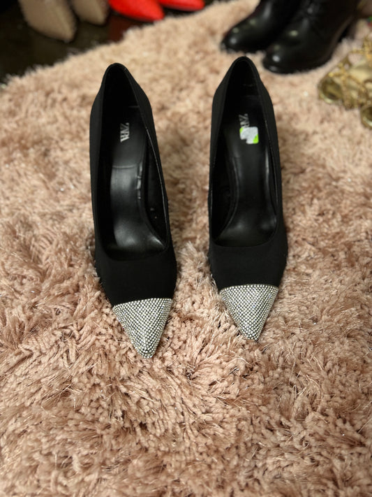Two Tones Bling Heels
