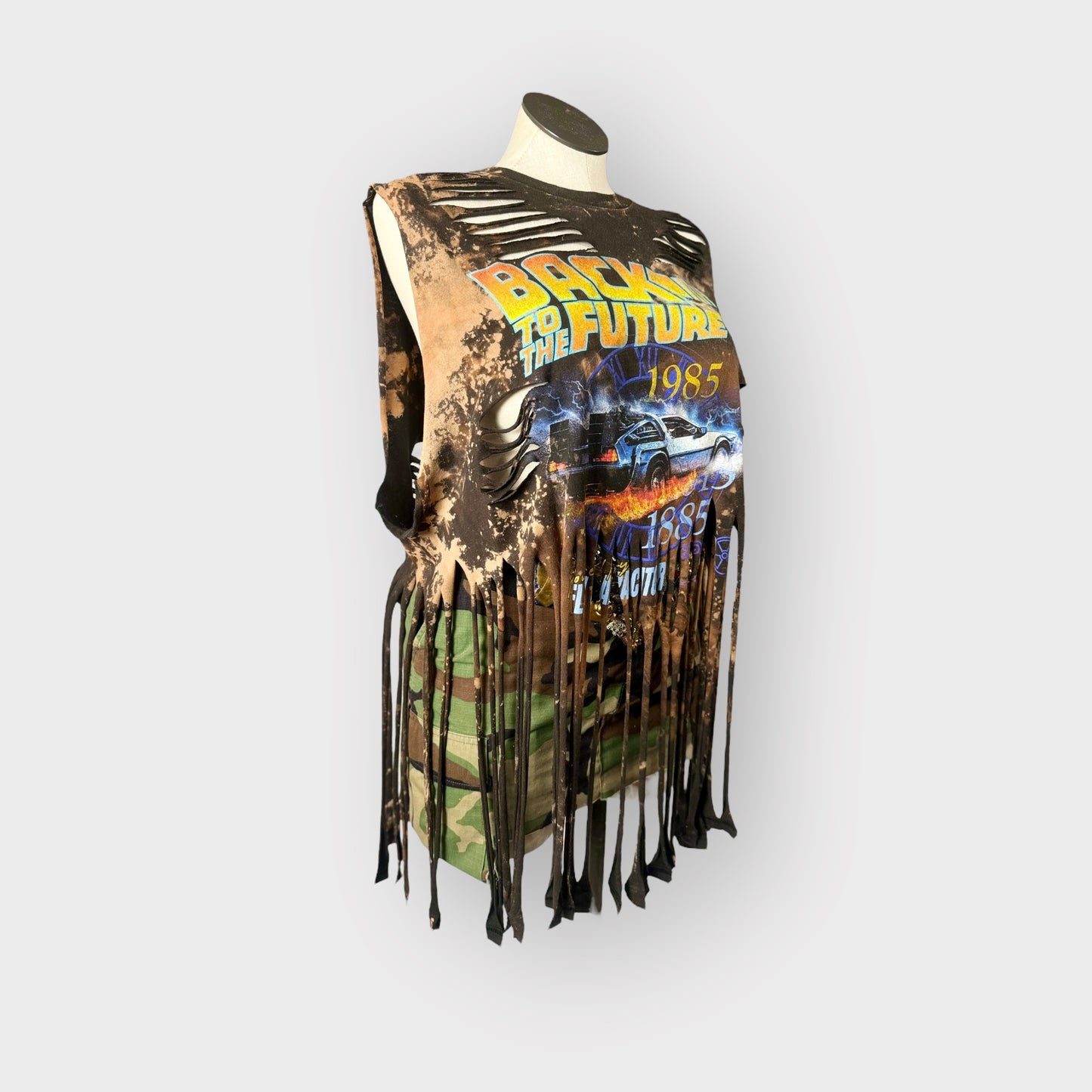 Distressed Fringe Street Style Tee