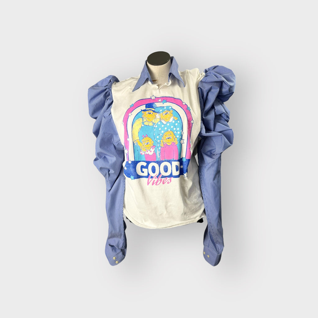 Nostalgic Bears Puff Sleeve Tee