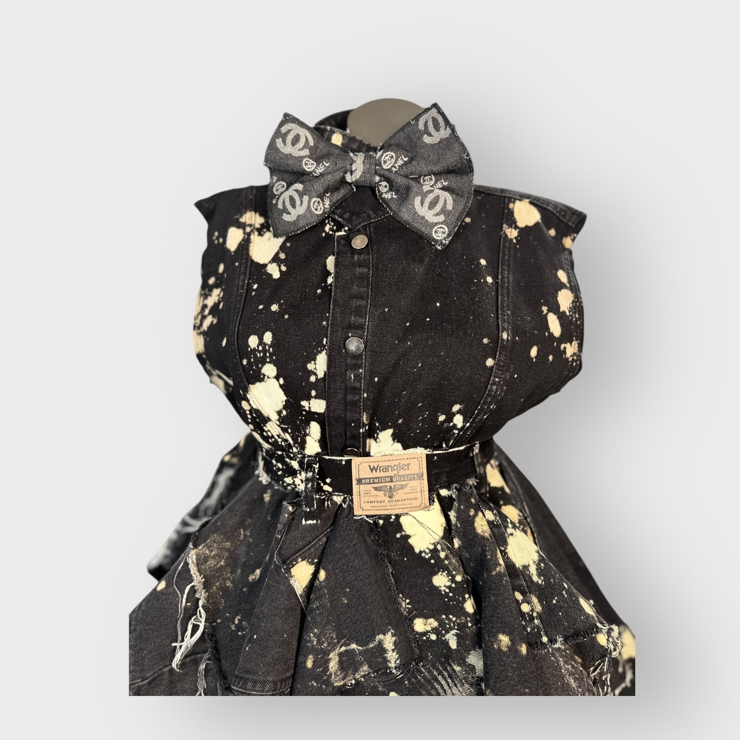 Grunge Multi Denim Peplum