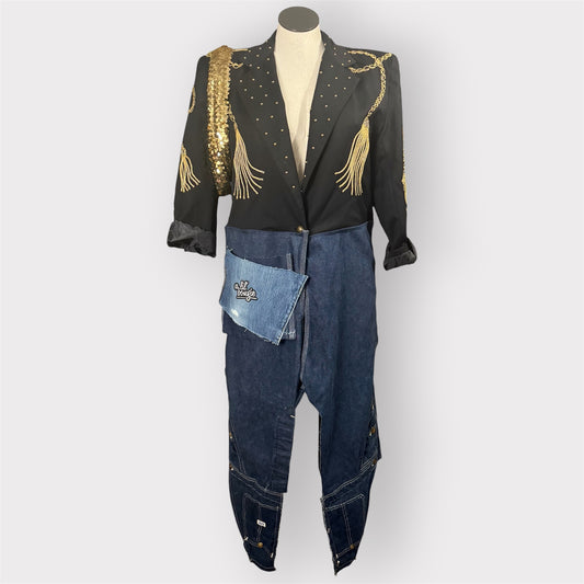 Rhythm Nation Band Style Denim Duster
