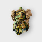 Military Couture Ruffle Tail Jacket