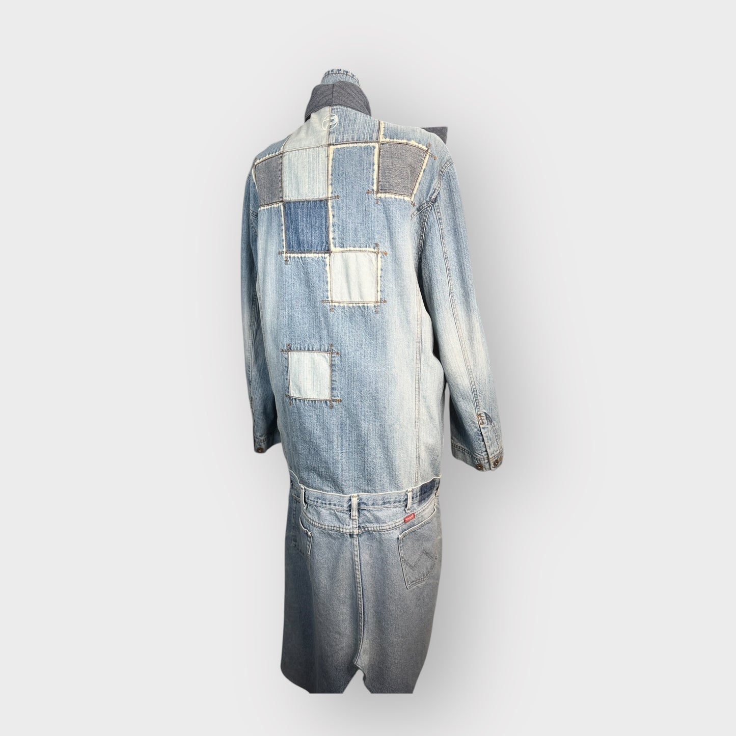 Denim Patchwork Duster