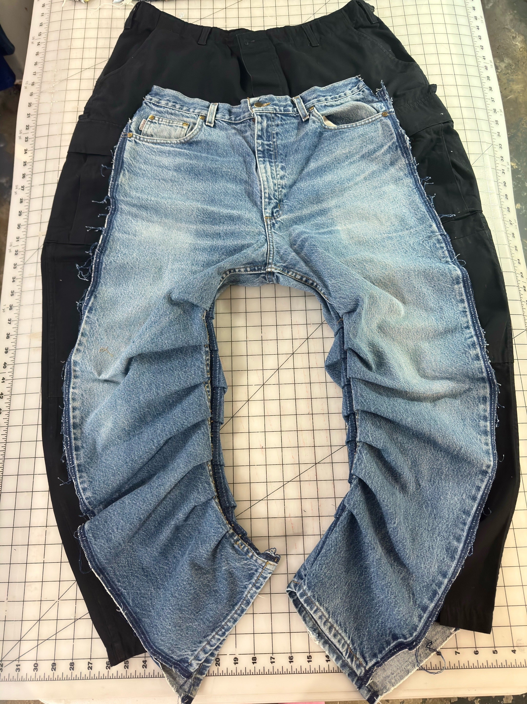 Cargo n Denim Barrel Jean
