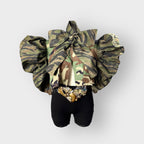 Deluxe Cropped Power Bow Camo