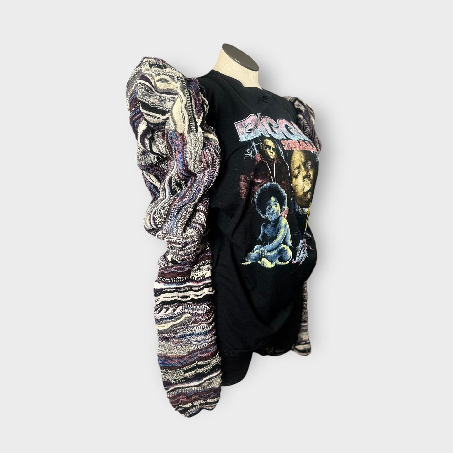 90’s Hip Hop Sweater Sleeve Tee