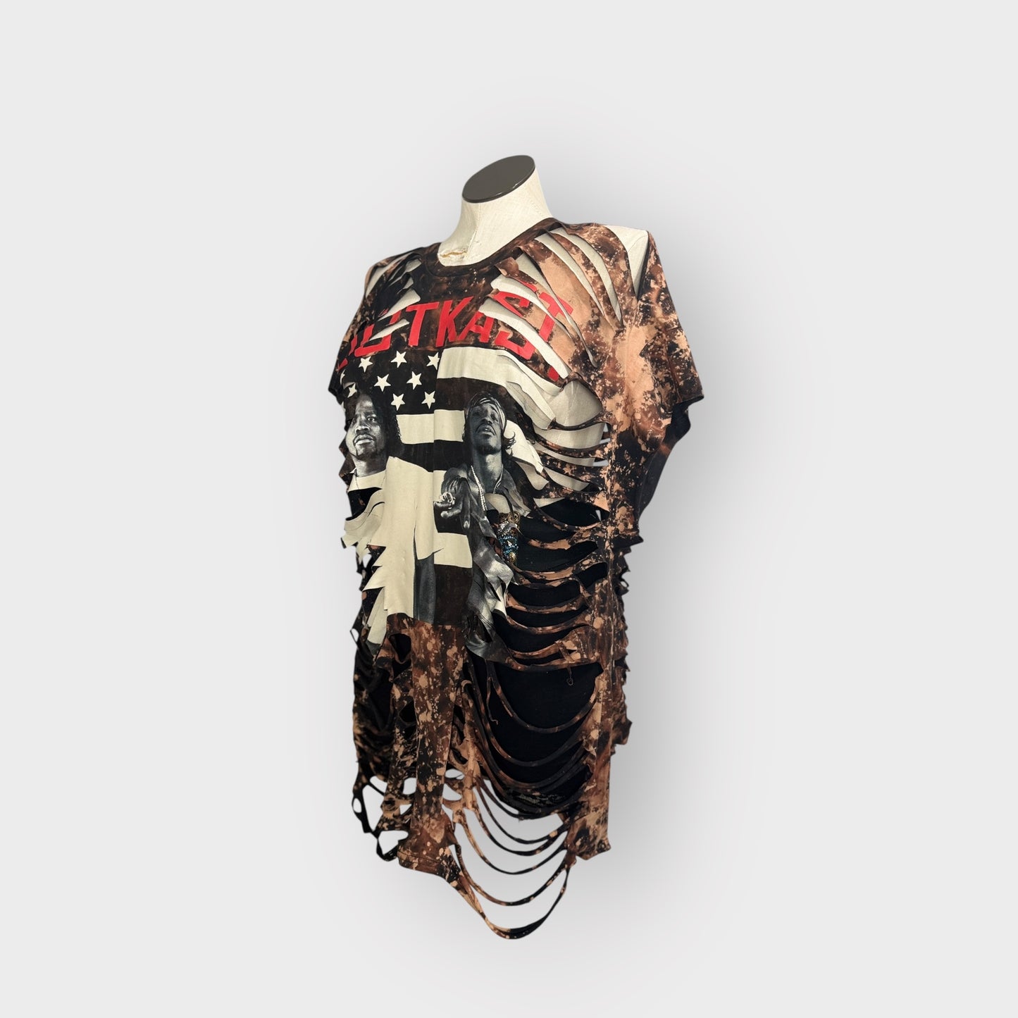 Distressed Coverup Tee