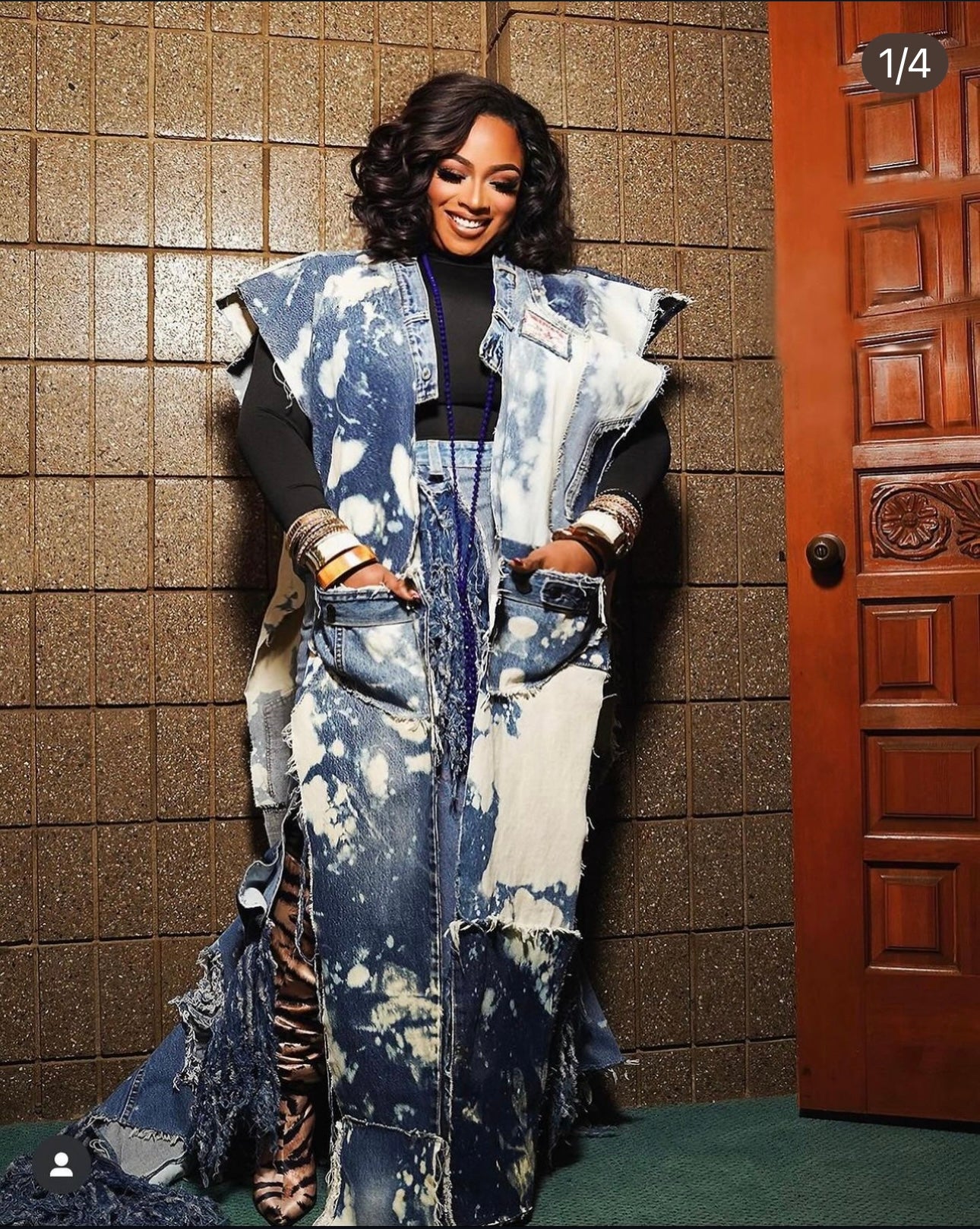 Denim Kimono Tunic