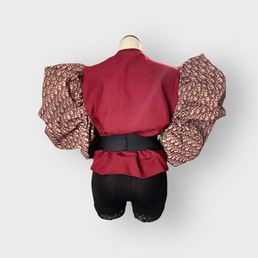 Deluxe Designer Insp. Ruffle Crewneck