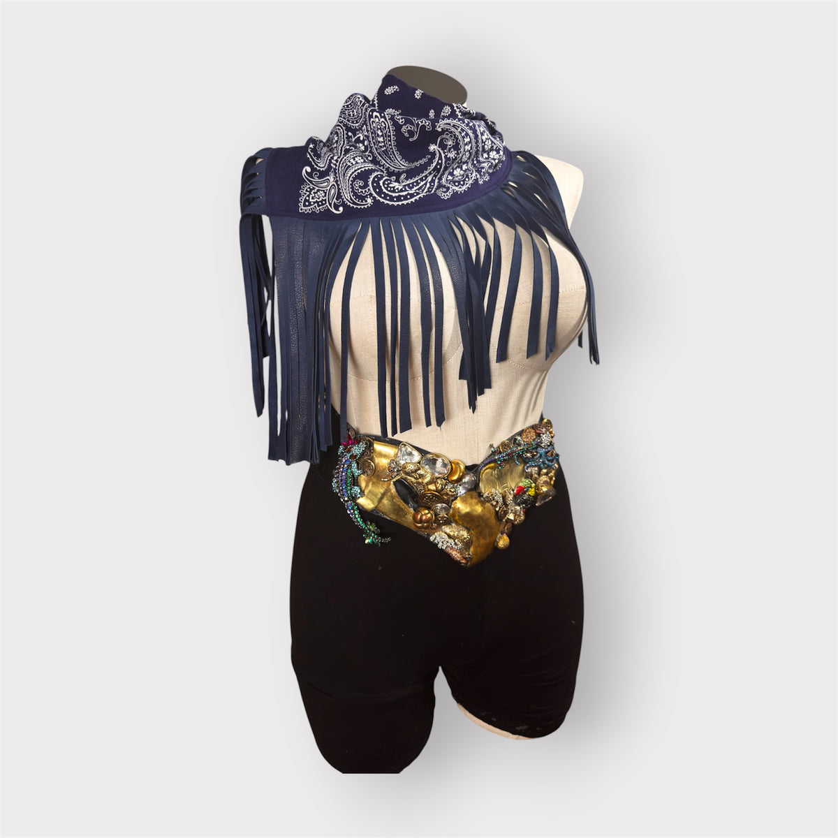 Cowgirl Couture Vintage Fringe Bandana